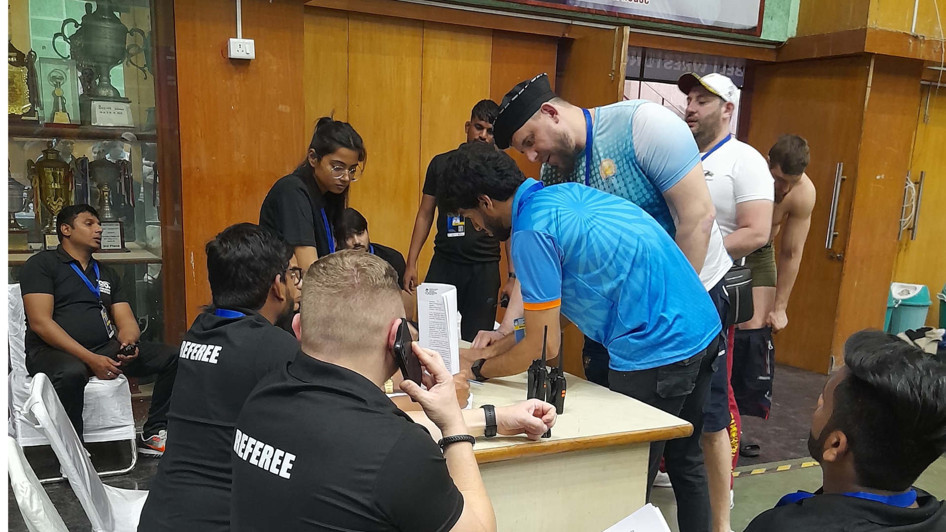 Day 0 - Weighing of Players