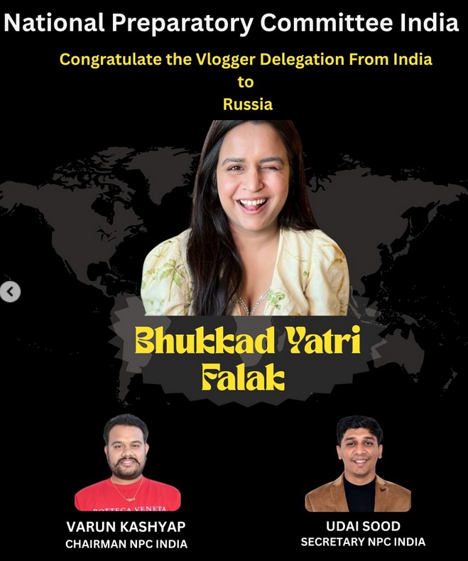 NPC Vloggers Delegation to Moscow